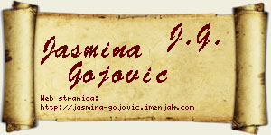 Jasmina Gojović vizit kartica